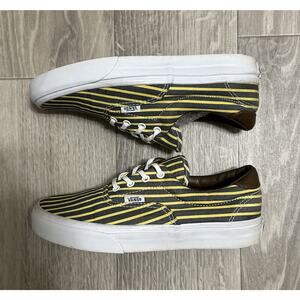 Vans Black and Yellow Striped Sneakers